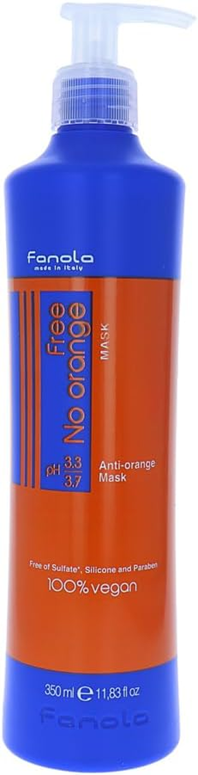 Fanola No Orange Vegan Sulfate Free Mask 350 Ml image number 1
