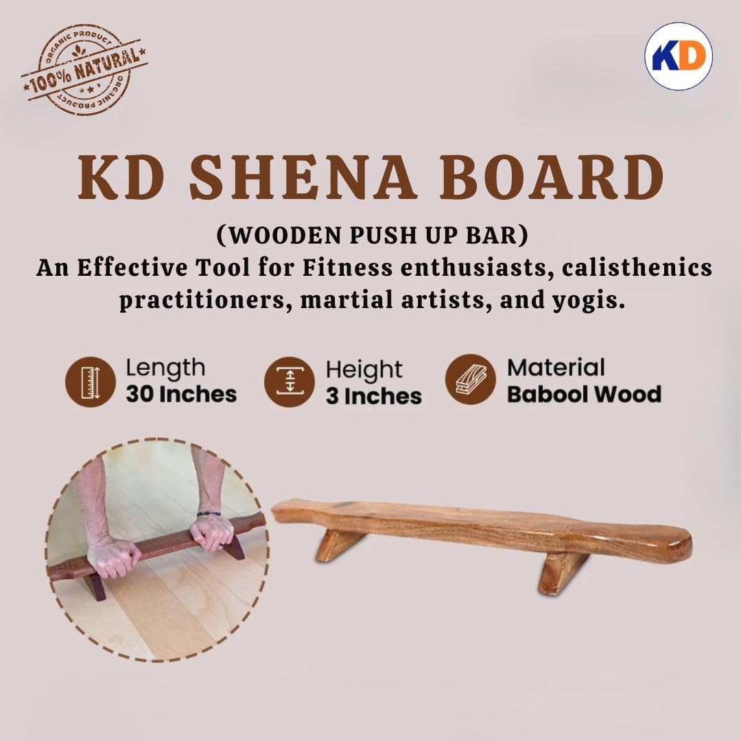 KD Willmax SHENA PUSH up BAR FITNESS INDIAN CLUB MEEL KARLA KATAI FITNESS DURABLE WOODEN EQUIPMENT