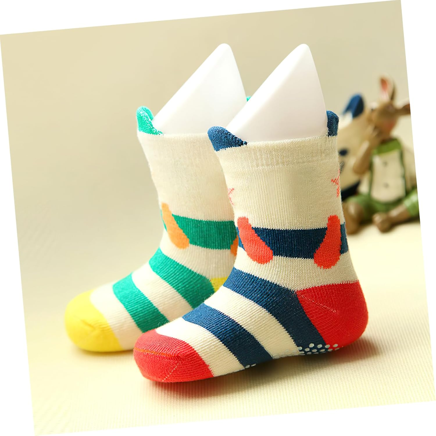 4Pcs Baby Foot Mannequin Plastic Foot Models 11.5Cm 14Cm Reusable for Store Shoe Mannequin Supply image number 1
