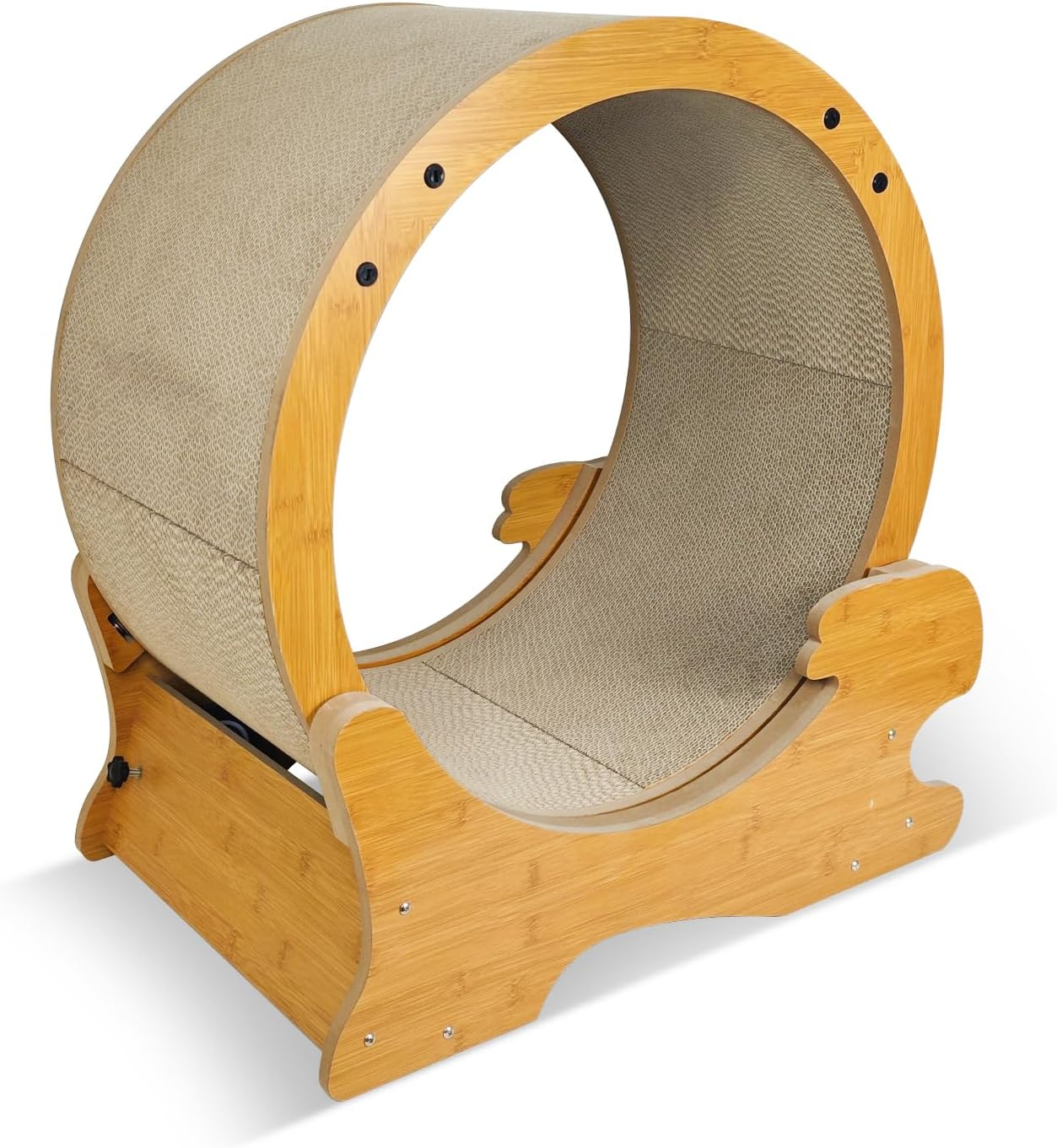 MSBC Cat Claw Sharpener, Reinforced Cardboard, Convenient Assembly, Interior, Cat Foil, Eliminates Lack of Exercise, 24.8 X 15.4 X 26.4 Inches (63 X 39 X 67 Cm), 60 Sizes, Wood Grain image number 6