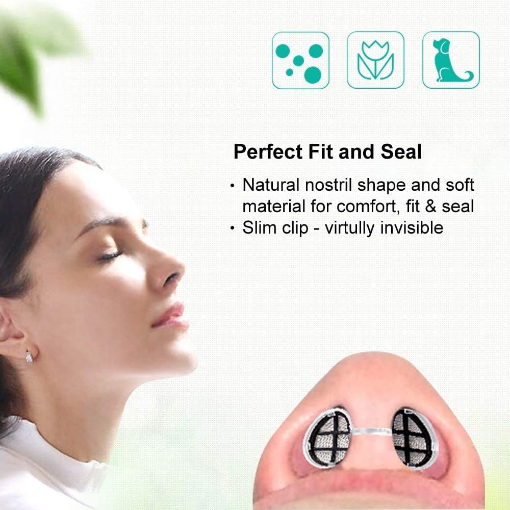 Replacement Filters of Woodyknows Ultra-Breathable Nasal Filters (Replacement Filter-Round 24 Pairs, Small) image number 6