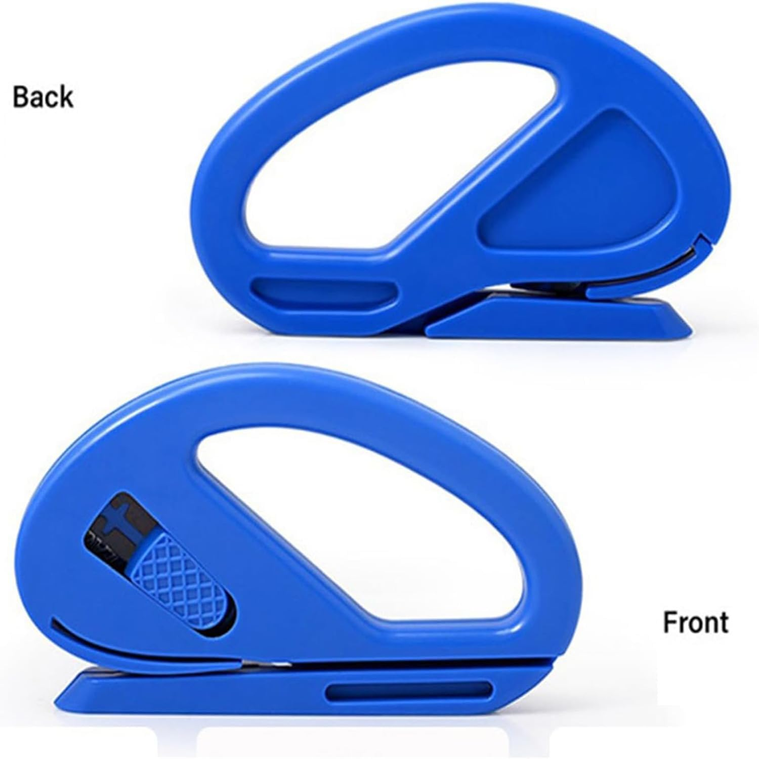 Tjhypenete 2 Pcs Wrapping Paper Cutter with 10 Replaceable Razor Blades, Sliding Gift Wrap Cutter Tool, Safety Craft Vinyl Film Cutting Knife, Car Wraps Knife for Window Tint, Car Wrap, Craft Making image number 2