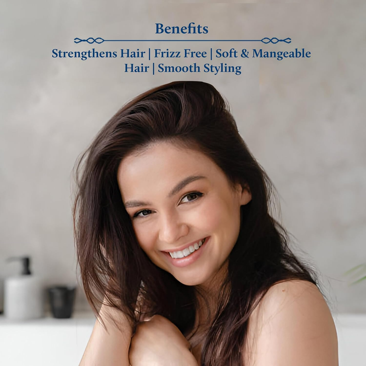 Blue Nectar Rosemary Hair Gel for Curly & Frizzy Hair | Plant Based Keratin Hair Moisturizer for Women & Men | Suitable for All Hair Types (12 Herbs, 50Ml) image number 5