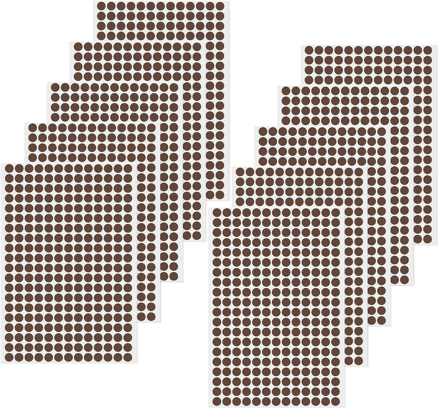 Purple Dot Stickers 1/2 Inch Vinyl Self-Adhesive Waterproof Colored Circle Labels Removable Color Coding Decals round Tag for Office Inventory 2600 PCS