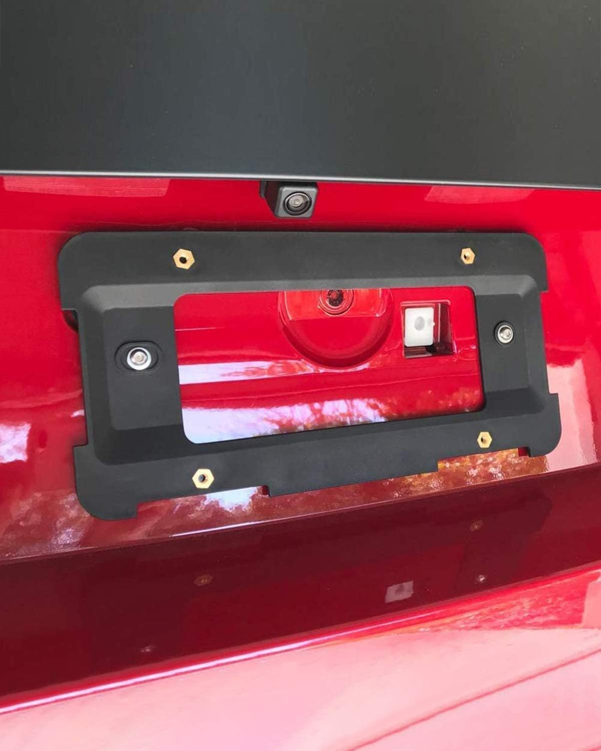 JOYTUTUS Rear License Plate Frame Holder Compatible with BMW 2005-2023 1 2 3 4 5 6 X Series 2002-2019 Mini Cooper 51187160607&511882380615&5118823806, License Plate Frame Mount Car Accessories image number 3