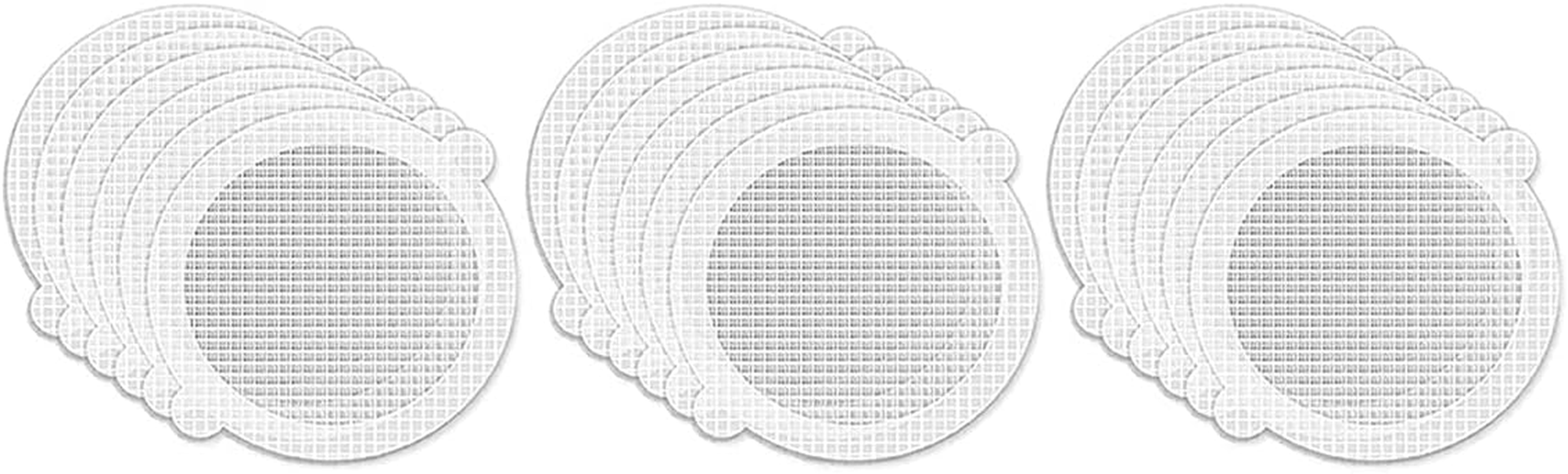 30 Pack Disposable Hair Catcher Disposable Shower Drain Hair Catcher Mesh Stickers Screen Hair Catchers image number 6