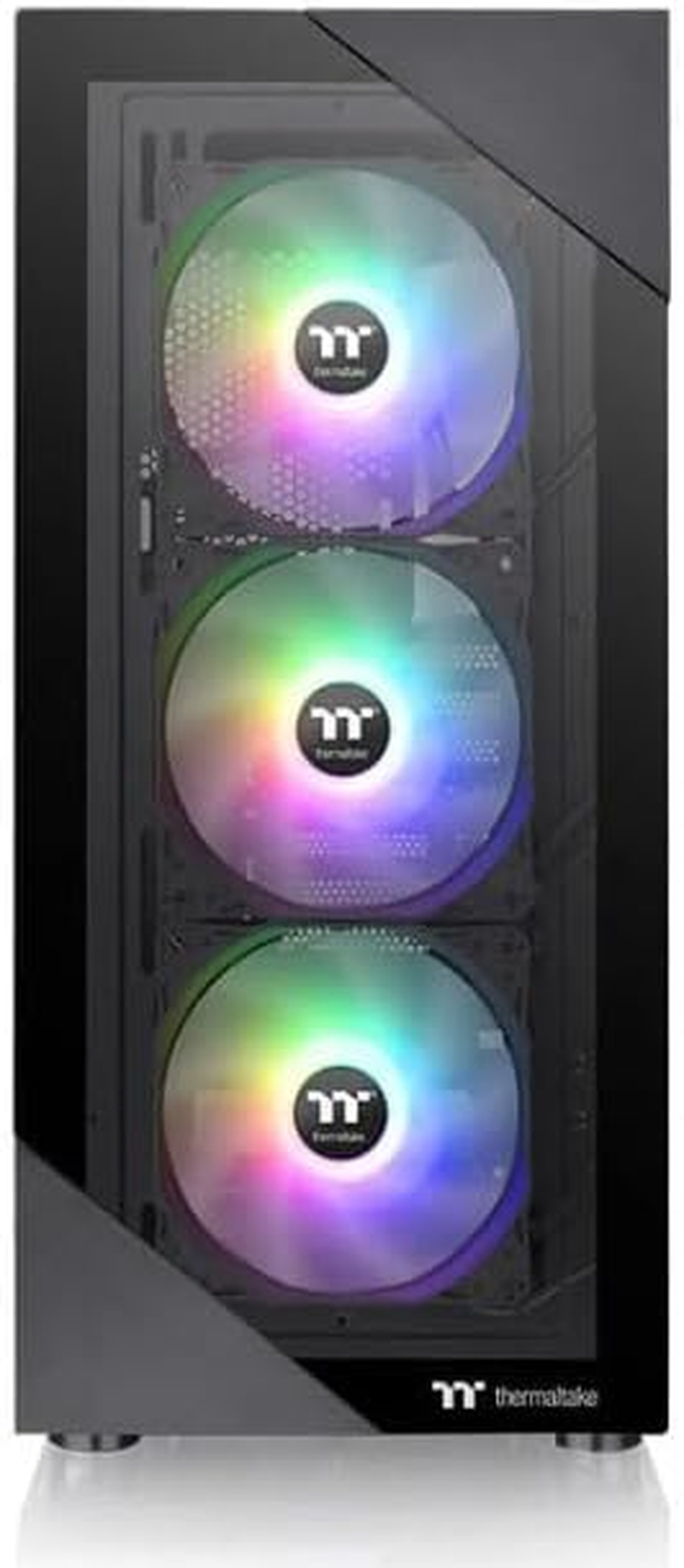 Thermaltake View 200 plus ARGB TG Mid Tower Case Black Edition, CA-1X3-00M1WN-01 image number 3