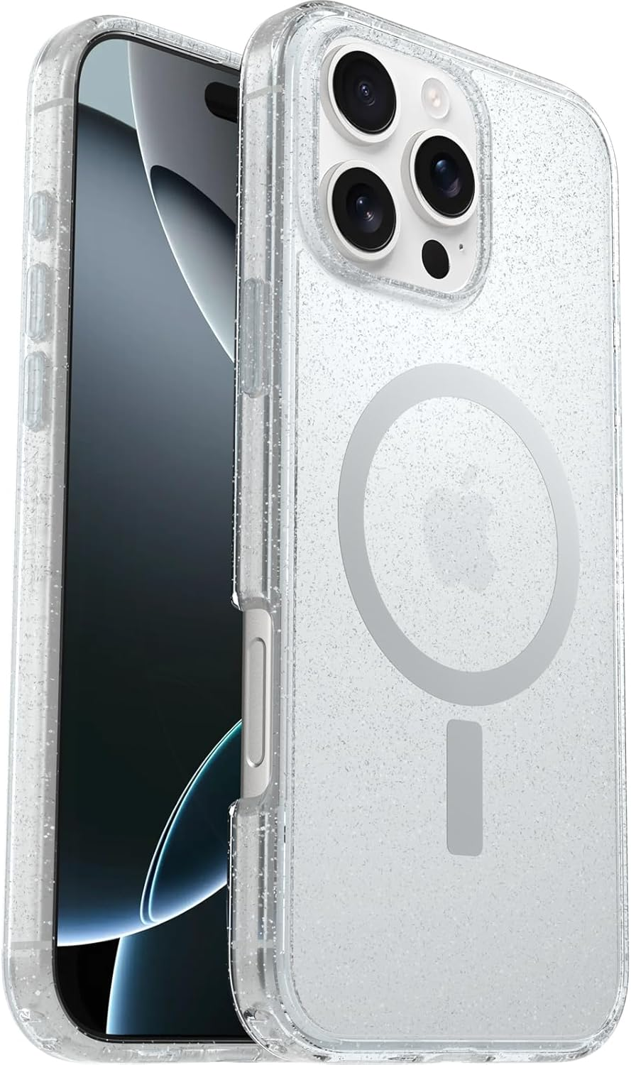 Otterbox Symmetry Series Clear Magsafe Case for Iphone 16 Pro Max, Shockproof, Drop Proof, Protective Thin Case, 3X Tested to Military Standard, Stardust image number 4