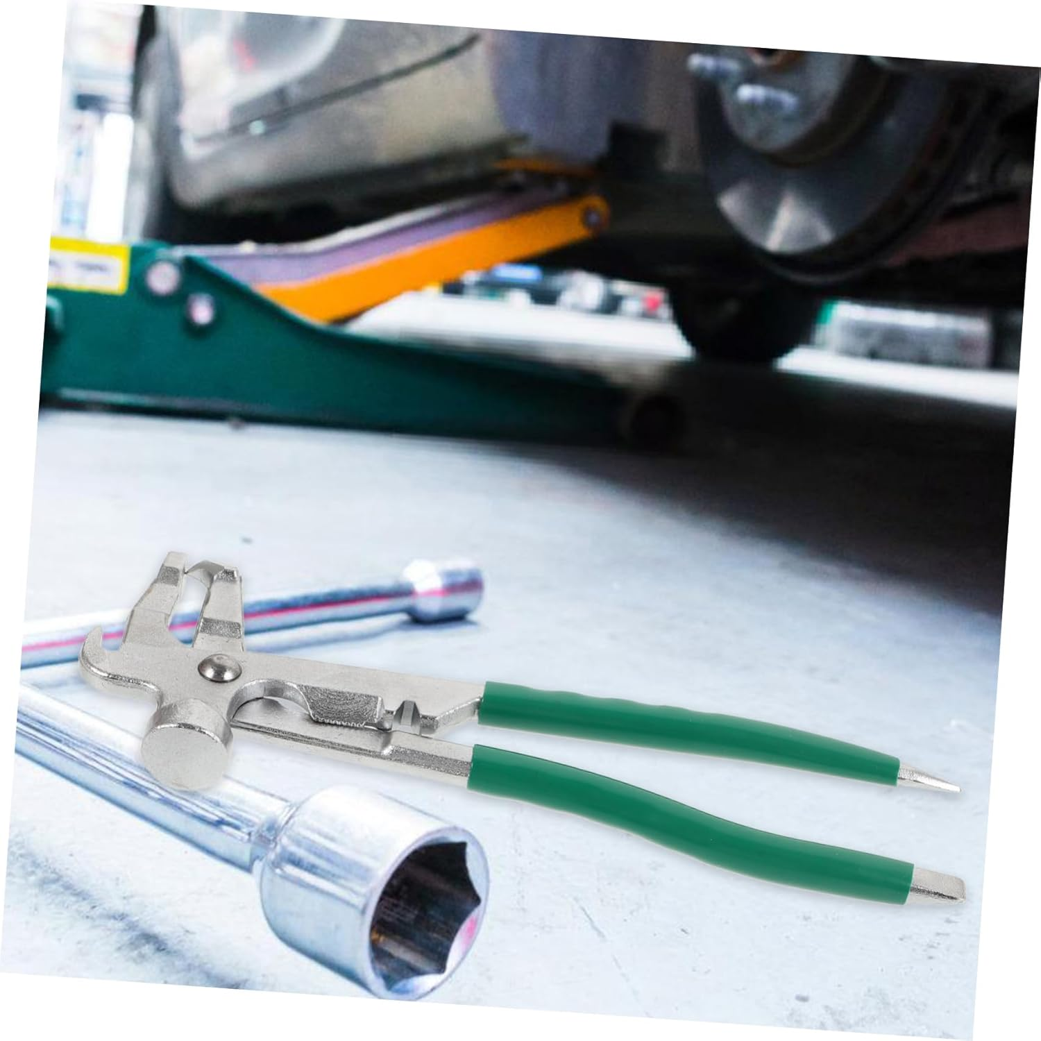 PLAFOPE Heavy Duty Wheel Weight Pliers Tire Balancing Tool for Clip-On Weights Car Accessory and Tire Repair Maintenance in Automotive Workshop image number 4