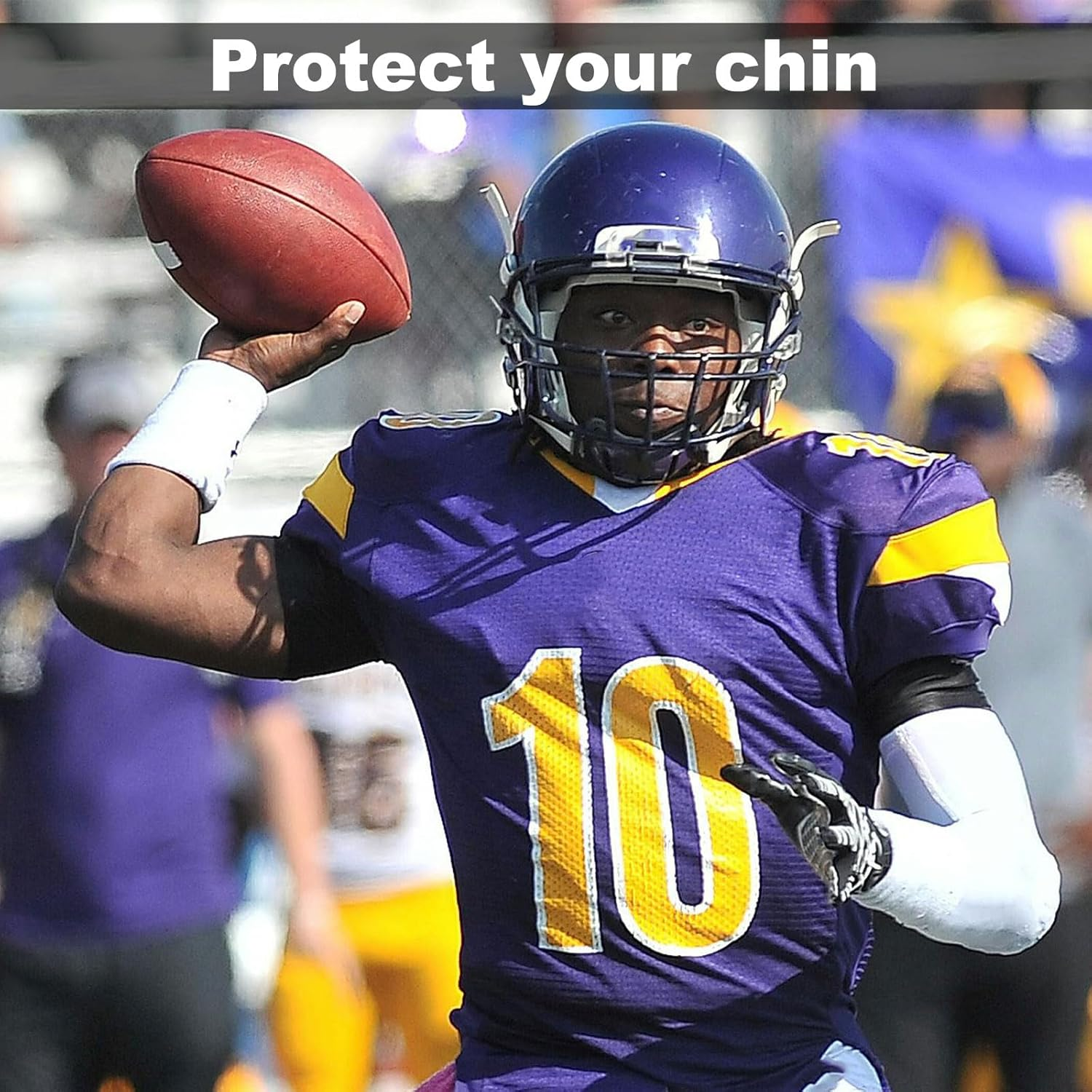 4Pcs Softball Fielder'S Facemask Chin Cup, Comfortable Catchers Mask Chin Padding Replacement Face Mask Chin Pads Protective Baseball Softball Helmet Padding for Men Women Teens image number 1