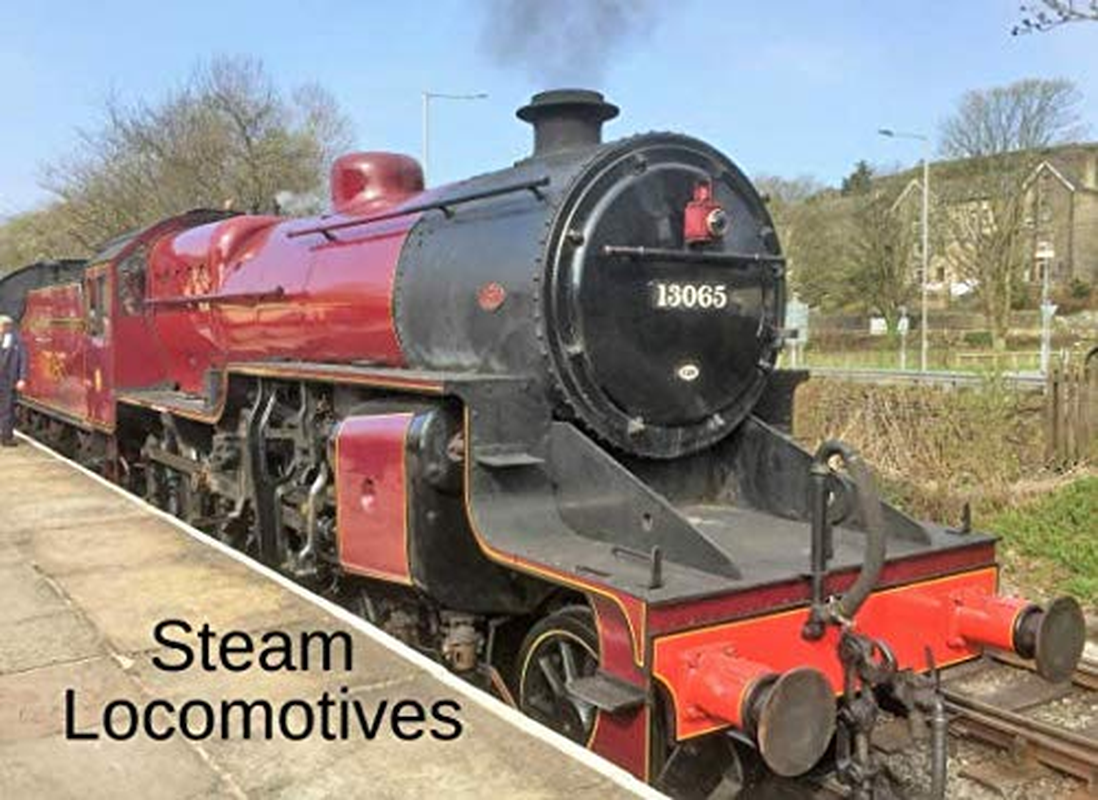 Steam Locomotives: a Picture Book Gift for Dementia Sufferers or Alzheimer&rsquo;S Patients. Colourful Photos of Steam Trains in the UK. 35 Pages of Steam Railway Locomotives in Full Colour.