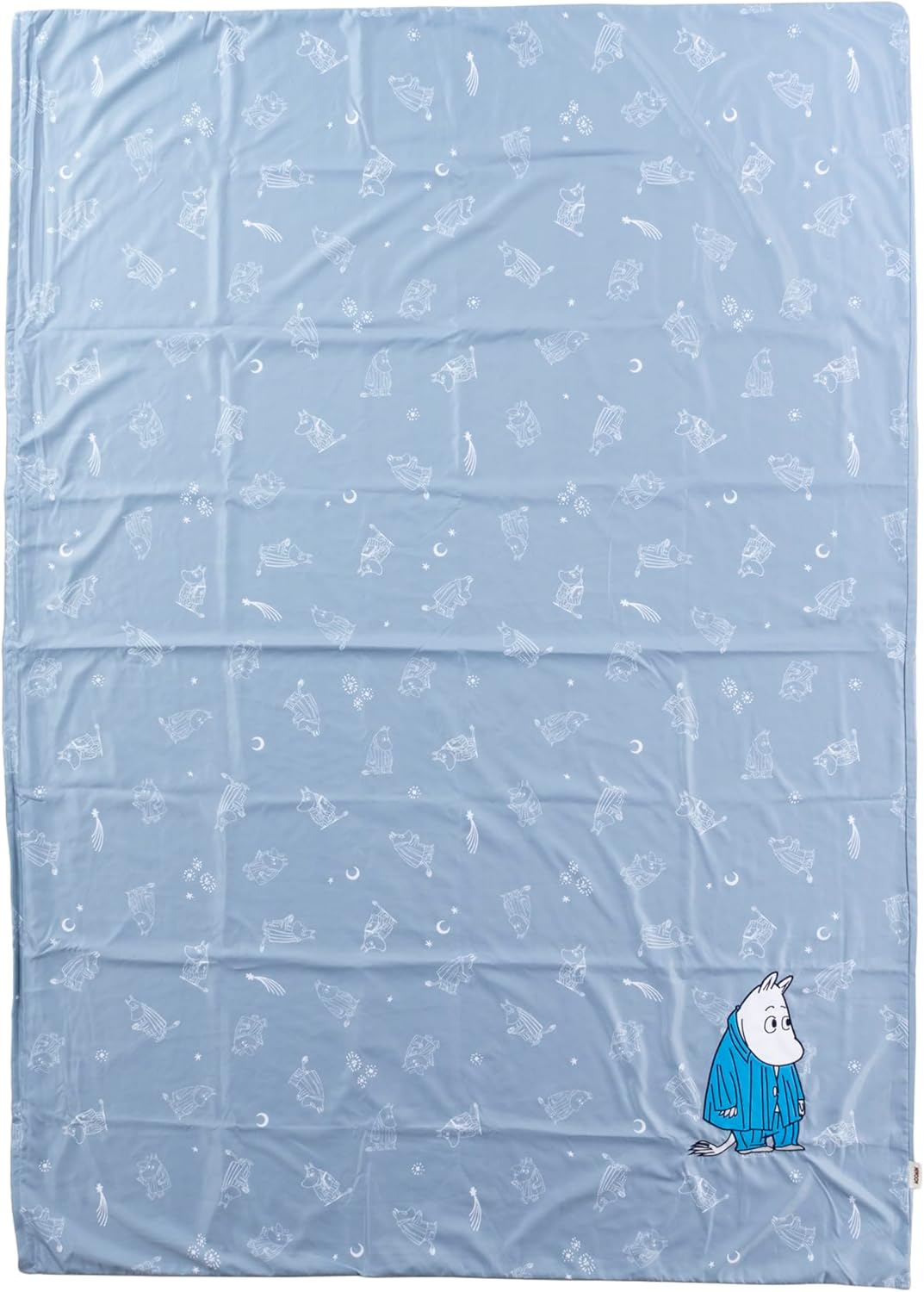 Moripilo Futon Cover Set, Moomin (Duvet Cover, 59.1 X 82.7 Inches (150 X 210 Cm), Pillowcase, 16.9 X 24.8 Inches (43 X 63 Cm), Gray, Goods, Cute Bedding Cover, 2-Piece Set, Character - Moomin image number 6