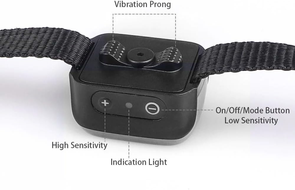 Pet-Tech Vibration-Only Bark Collar for Small-Breed Dogs - No Shock, Adjustable Strap, Lightweight, Water Resistant IPX5 image number 6