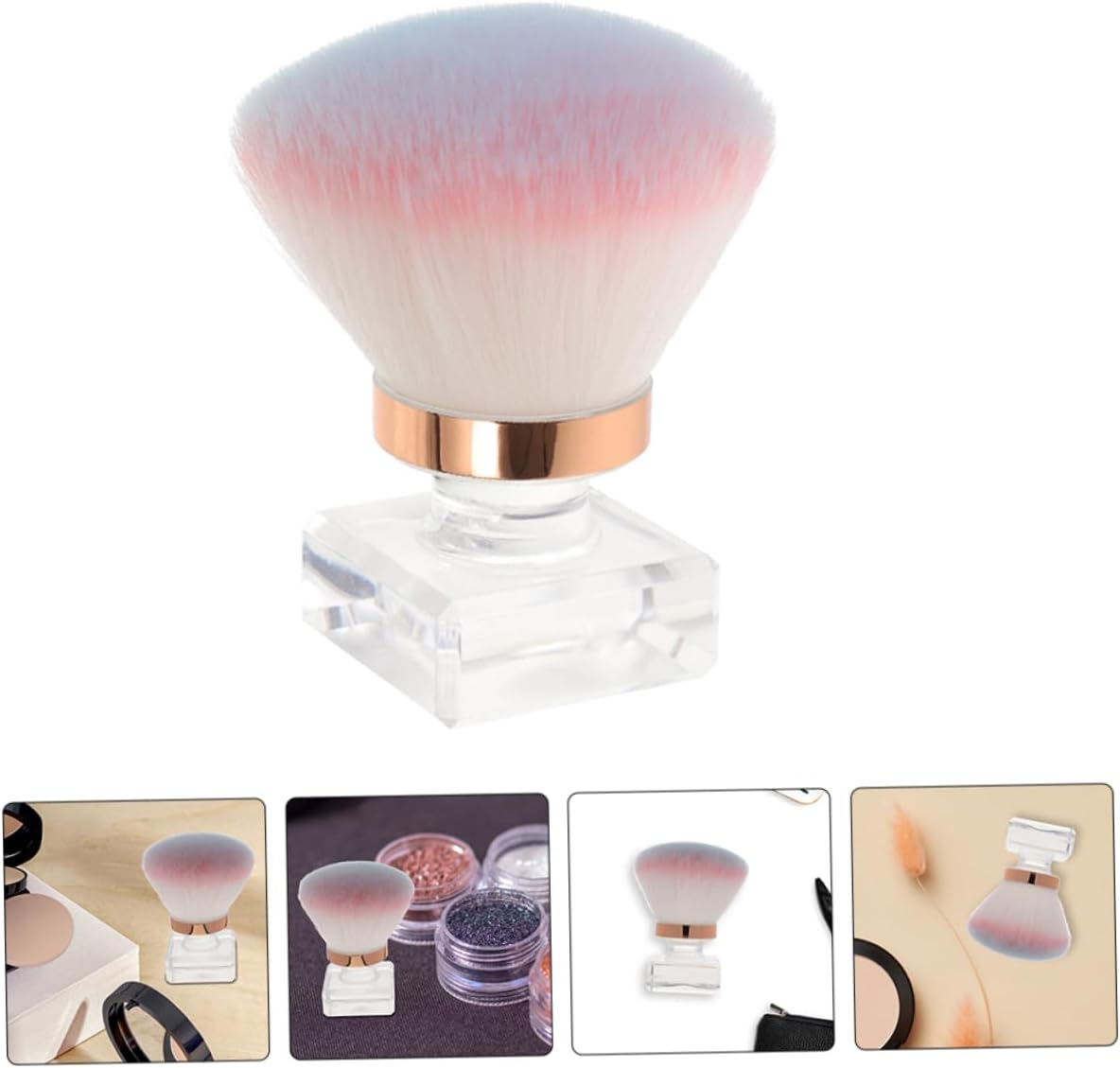 BELLIFFY 2Pcs Nail Tech Supplies Fingernail Brush for Cleaning Soft Bristle Portable Ergonomic Handle for Fingernails and Toenails image number 1