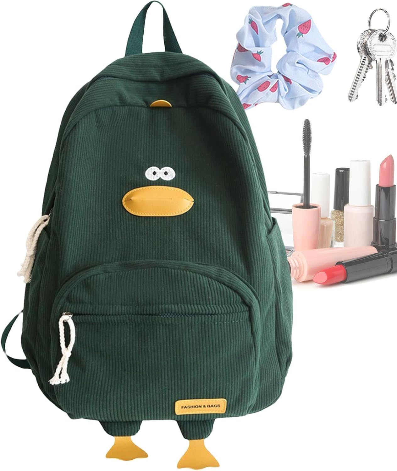 Animal Backpack - Funny Soft Duck Shape Bookbag | Backpack for Kids | Duck Bag with Adjustable Shoulder Straps | Kids School Bag with Large Capacity Multiple & Pockets for Cell Phone Laptop Books