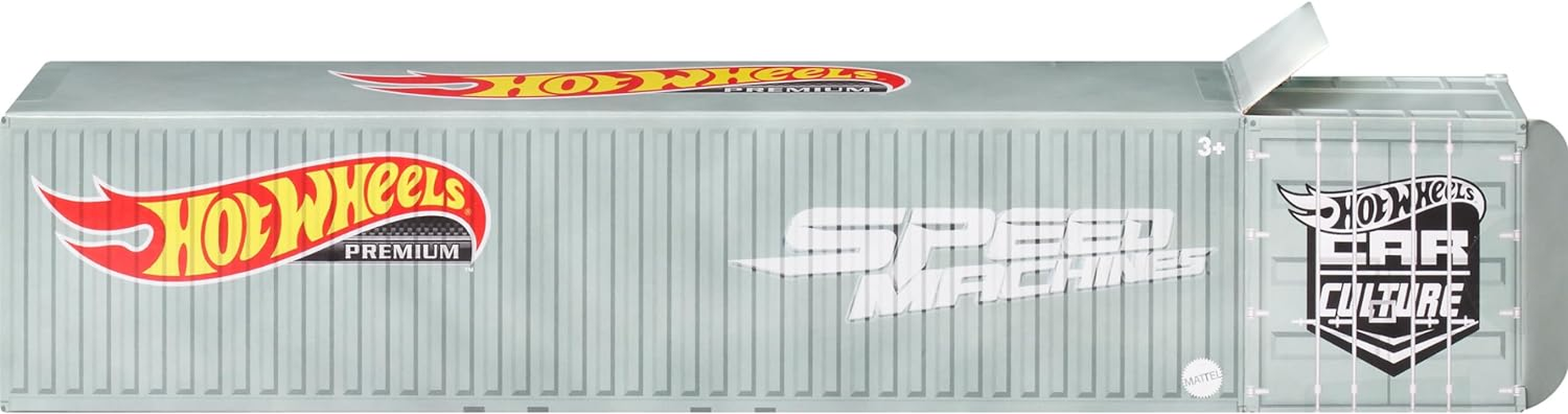 Hot Wheels Cars, Premium Car Culture Speed Machines Container Set with 5 1:64 Scale Die-Cast Cars in Collectible Container image number 2
