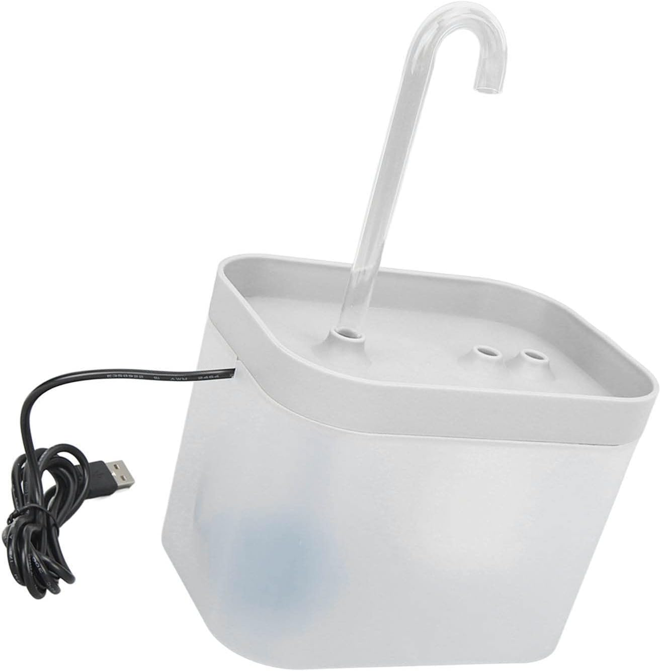 Cat Fountain, 1.5 L PP Material Drinking Fountain for Cat, IPX8 Waterproof 25 Db Quiet Automatic Cat Drinking Fountain for Pets, Dogs and Cats image number 1