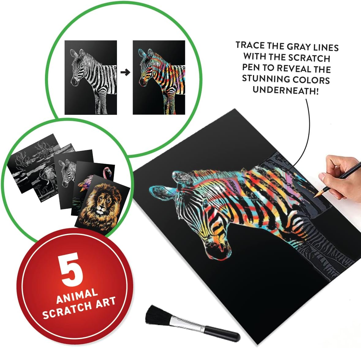 Abacus Brands VR Gift Box - Animals! &ndash; Virtual Reality Kids Science Kit, Book and Interactive Learning Activity Set, Ages 8+ (Full Version - Includes Goggles) image number 5