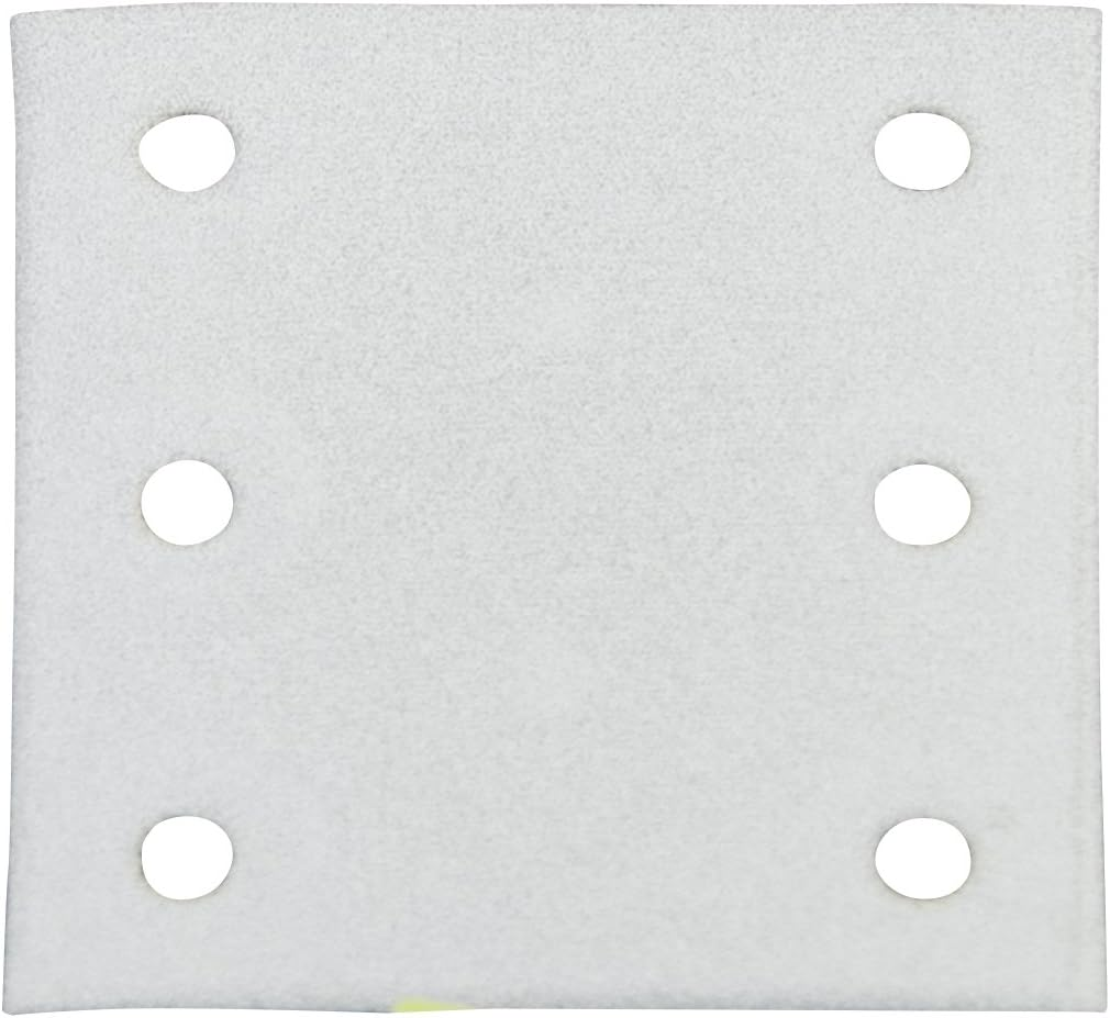 Makita A-52489 Magic Sanding Paper 180, 4.5 X 4.0 Inches (114 X 102 Mm), White, Square (10 Pack)