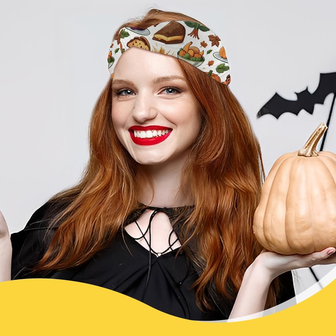 ZORVYN Pack of 4 Women'S Wide Boho Headscarf Headband for Women Hair Bands Made of Cotton Elastic Headband for Sports and Everyday Use