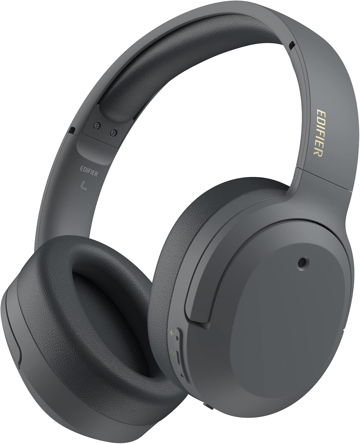 Edifier W820NB plus Active Noise Cancelling Headphones, Wireless Over-Ear Earphones with Hi-Res Sound, 49H Playtime, Bluetooth Headsets with Comfortable Fit, Preset EQ Selection via App, Grey