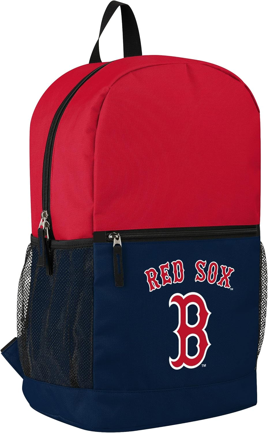 FOCO MLB Officially Licensed Baseball Team Color Primary Logo 2 Tone Big Logo Color Block School Bag Travel Backpack