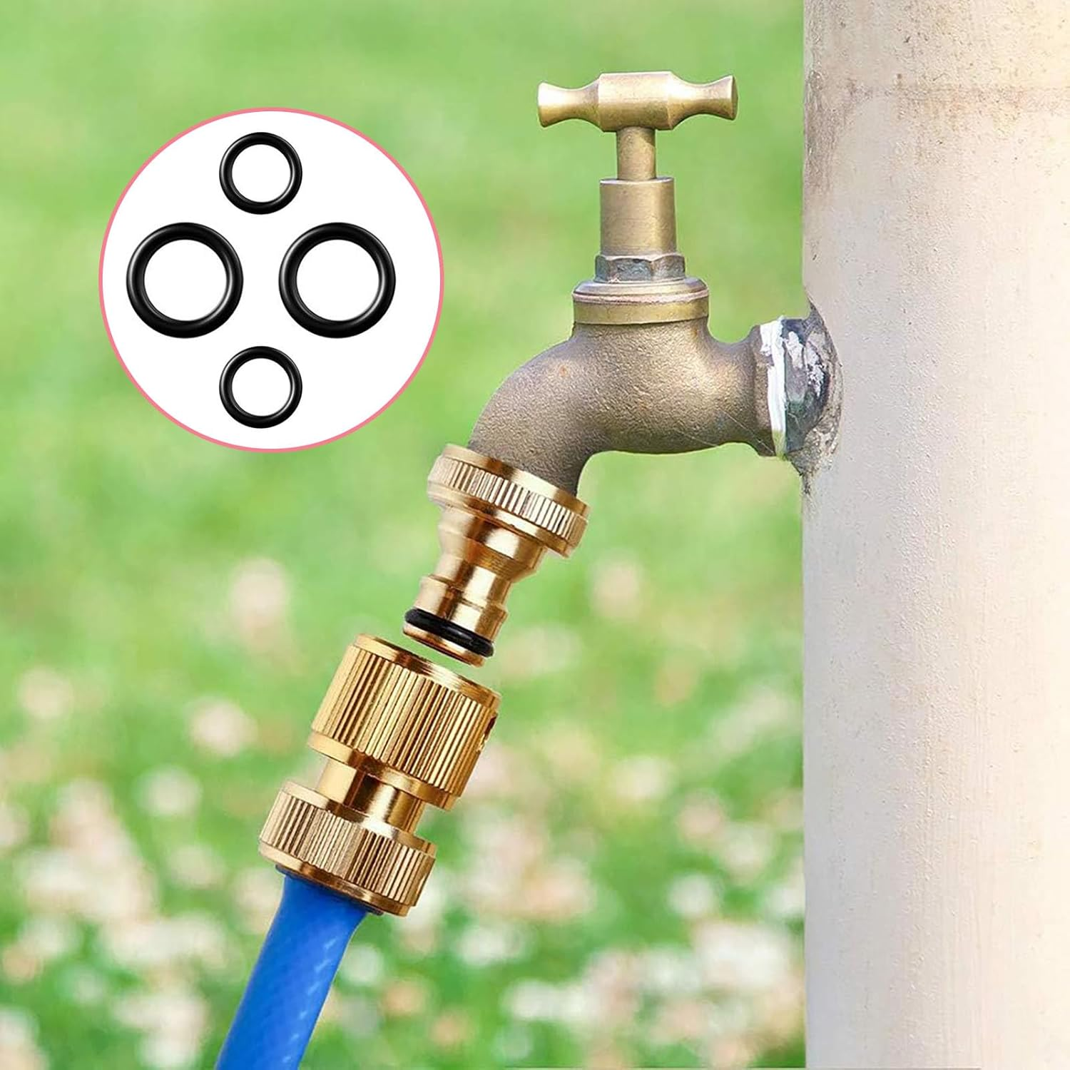 Power Pressure Washer O-Rings for 1/4 Inch, 3/8 Inch, Upgraded M22 Quick Connect Coupler, 40 Pack image number 6