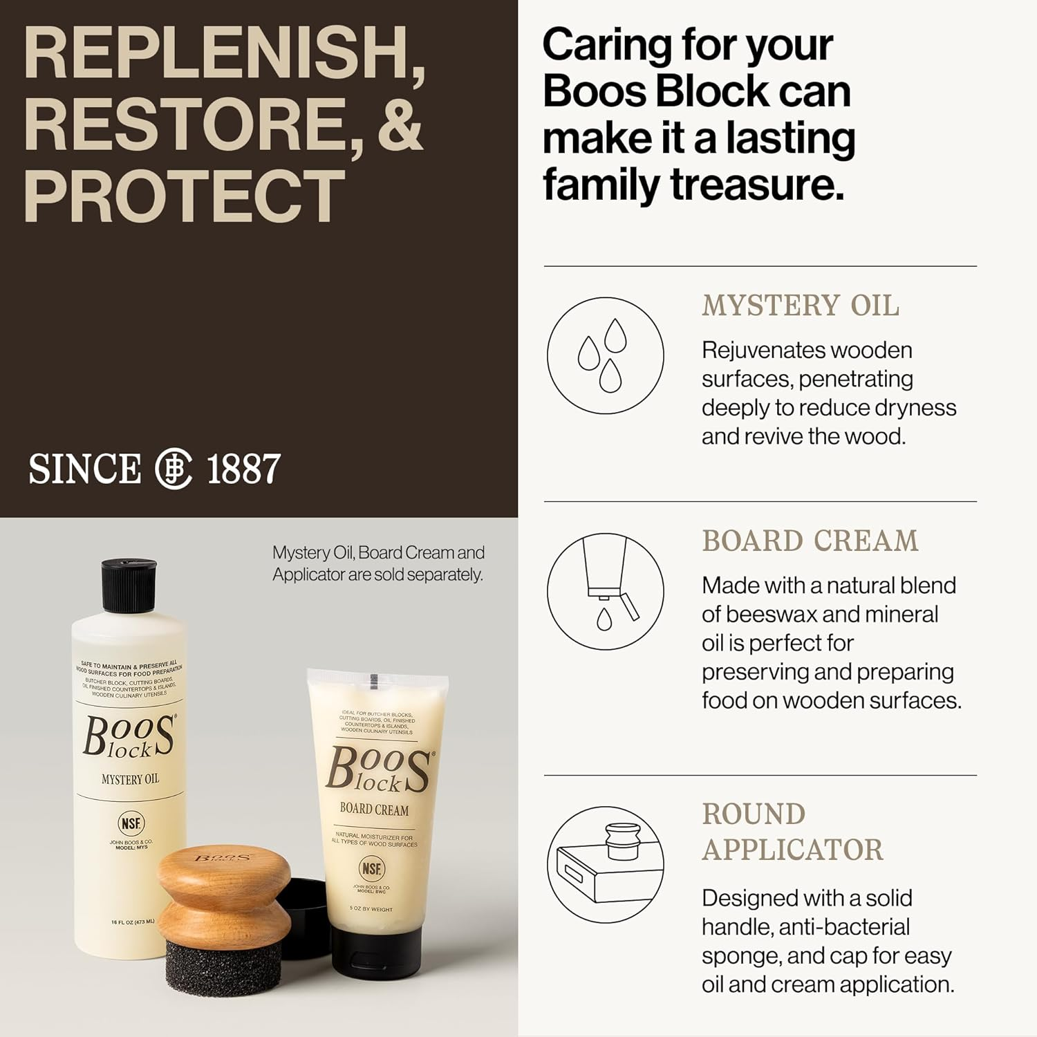 John Boos Reversible Block Cutting Board, Chop-N-Slice Series, 18" X 12" X 1-1/4", Maple image number 3