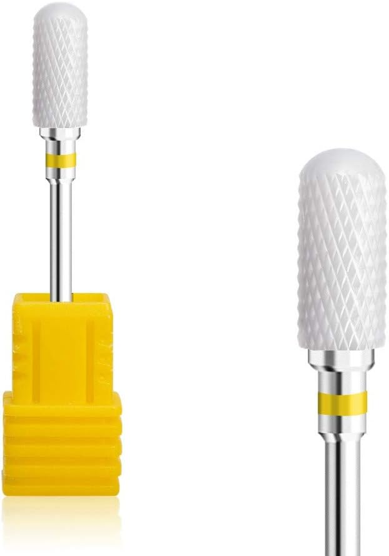 Natury Nails Ceramic Drill Bit for Nail Lathe Machine Manicure Pedicure Nail Polish Acrylic Nails Gel Nails Grain