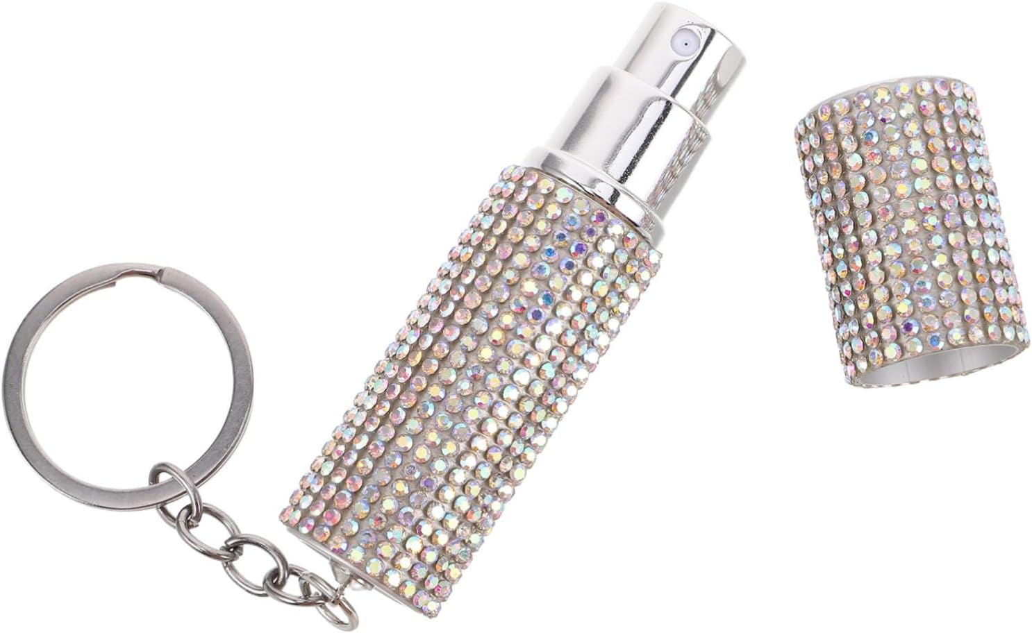 SAFIGLE Elegant Keychain Decorative Backpack Charms Bag Pendant Handbag Pendant Refillable Perfume Bottle Essential Oil Travel Spray