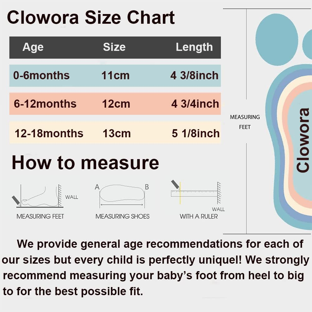 Clowora Infant Toddler Baby Girl Dress Shoes Mary Jane First Walking PU Leather Princess Wedding Rubber Sole Non-Slip with Bowknot Floral Flats image number 7