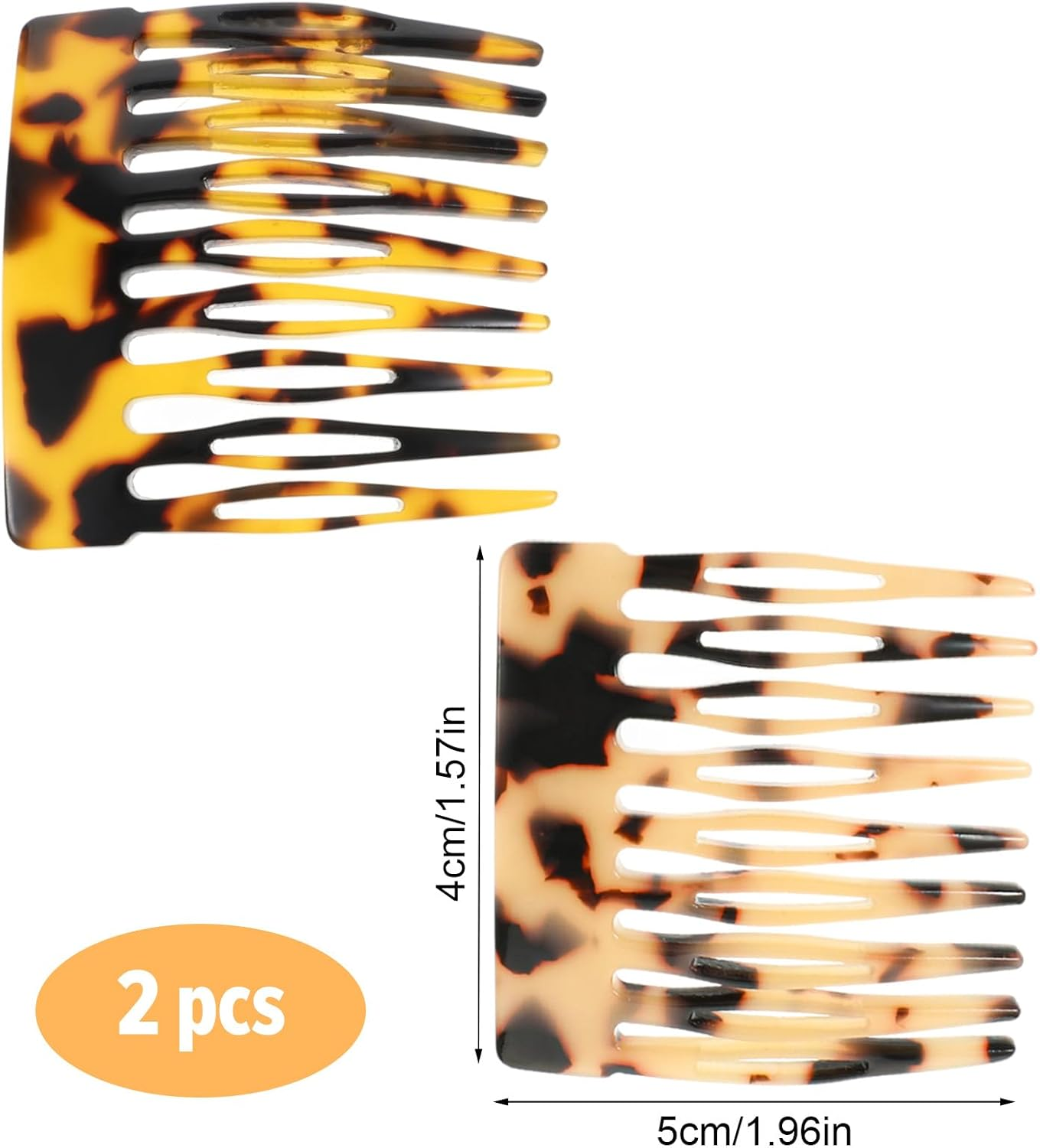 Pack of 2 Hair Comb for Plugging, French Hair Comb Clip, Hair Combs for Hair, Hair Combs, Hair Comb for Women image number 5