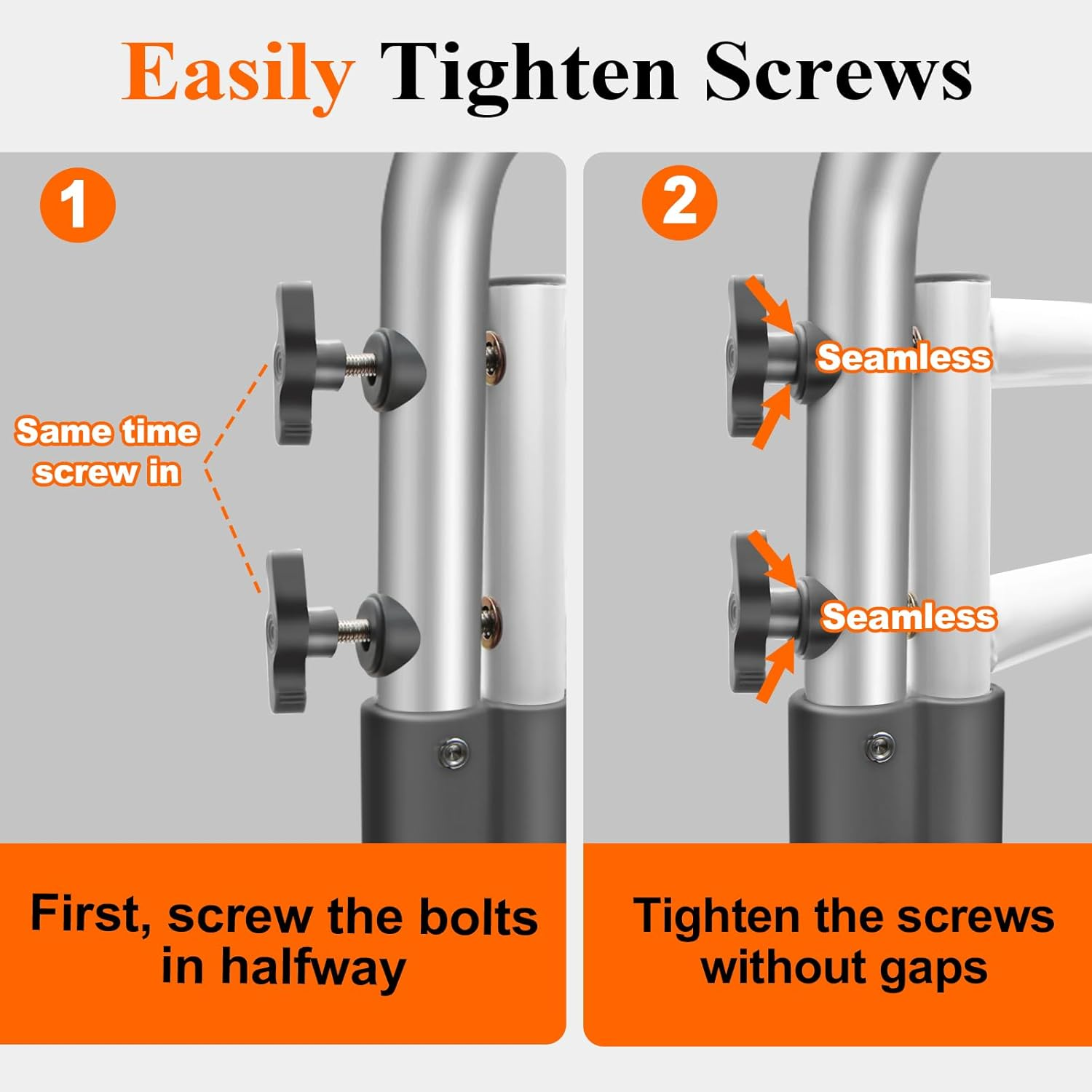 Toilet Safety Rails, Adjustable Handicap Toilet Seat with Handles over Toilet, Sturdy Toilet Handles for Elderly and Disabled, Stable Toilet Safety Support Rails Frame with Arms for Seniors image number 5