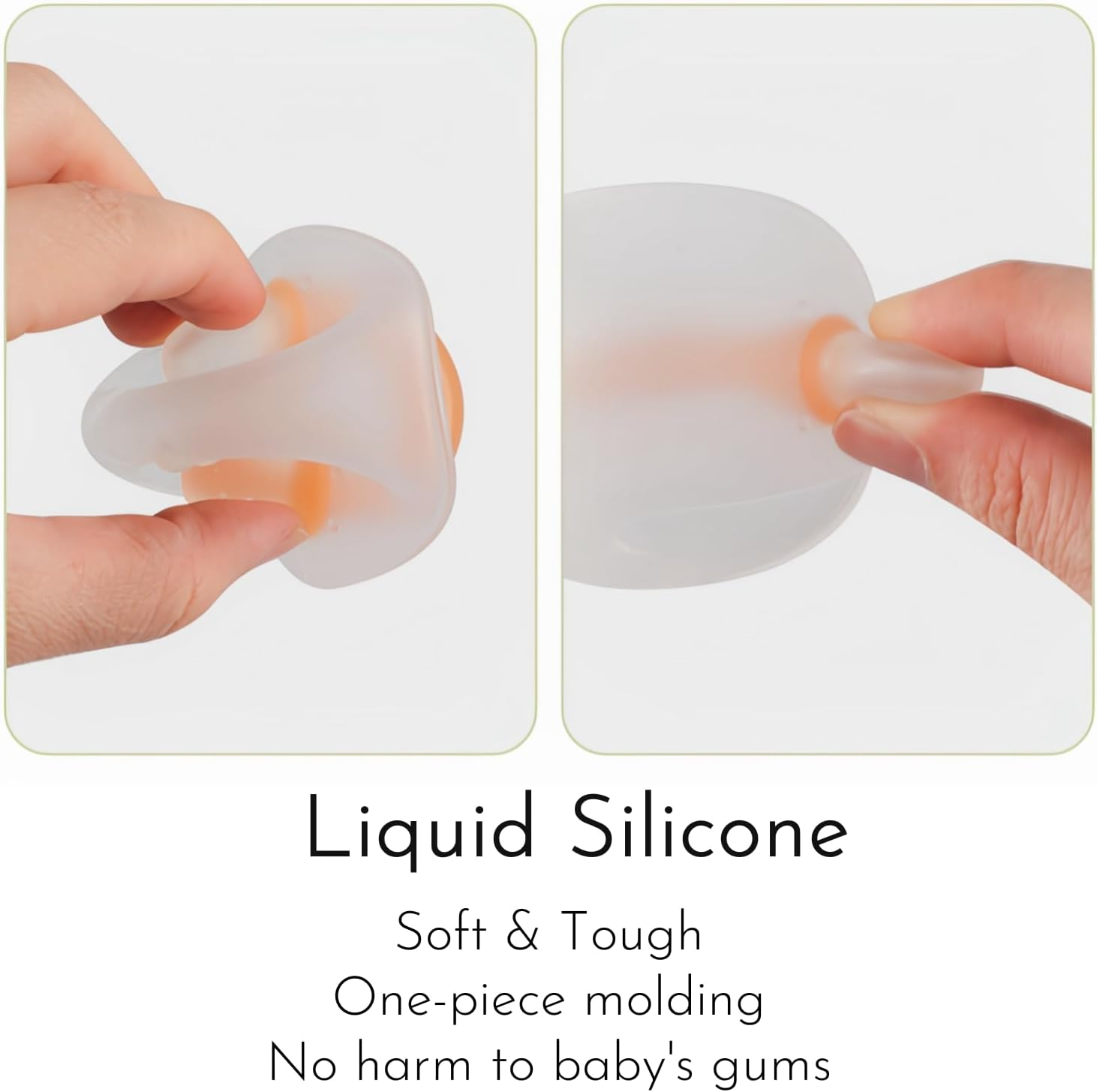 Baby Teething Toys for 0-12 Months, 2 Packs Food Grade Silicone Penguin Teethers - anti Dropping Wrist Hand, UV Dustproof, BPA Free - Newborn Infant Learning Developmental Toys image number 2