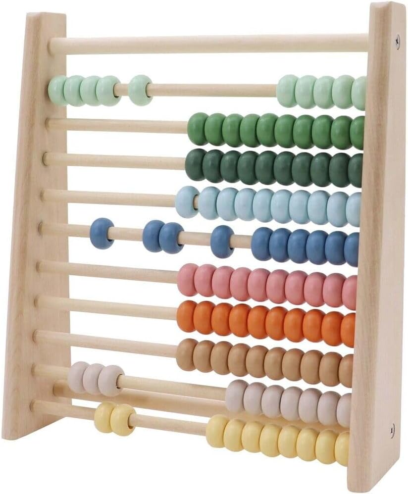 Kaper Kidz - Wooden Abacus 100 Bead | Counting Bead Frame for Babies and Toddlers image number 4