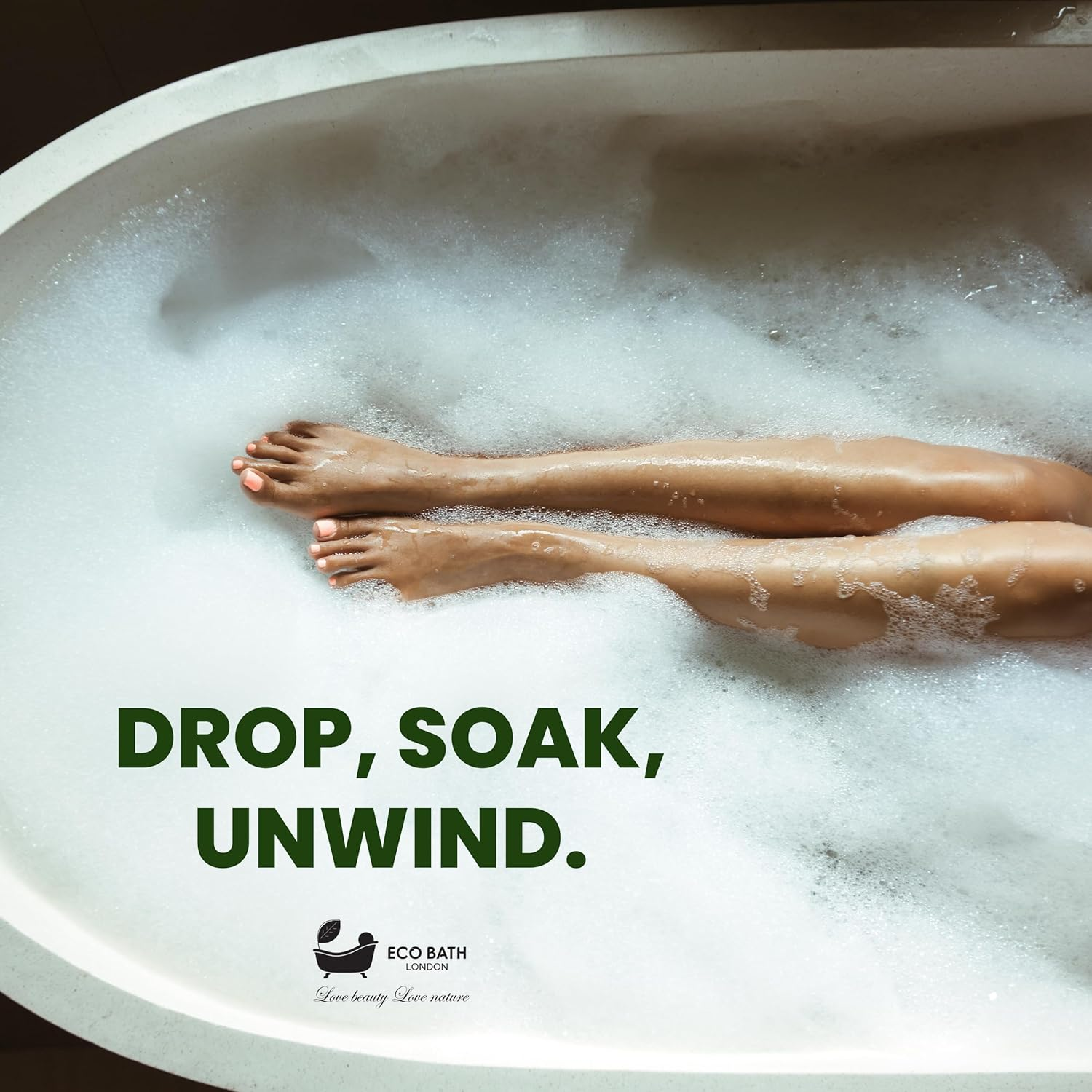 Eco Bath London Big round Bath Bomb Gift Set - Luxurious and Aromatic All-Natural Handmade Bath Bombs, Multiple Scents Available (Christmas Spirit, Lavender, Rose, Sea Breeze, Lemon, Truly Tropical) image number 4