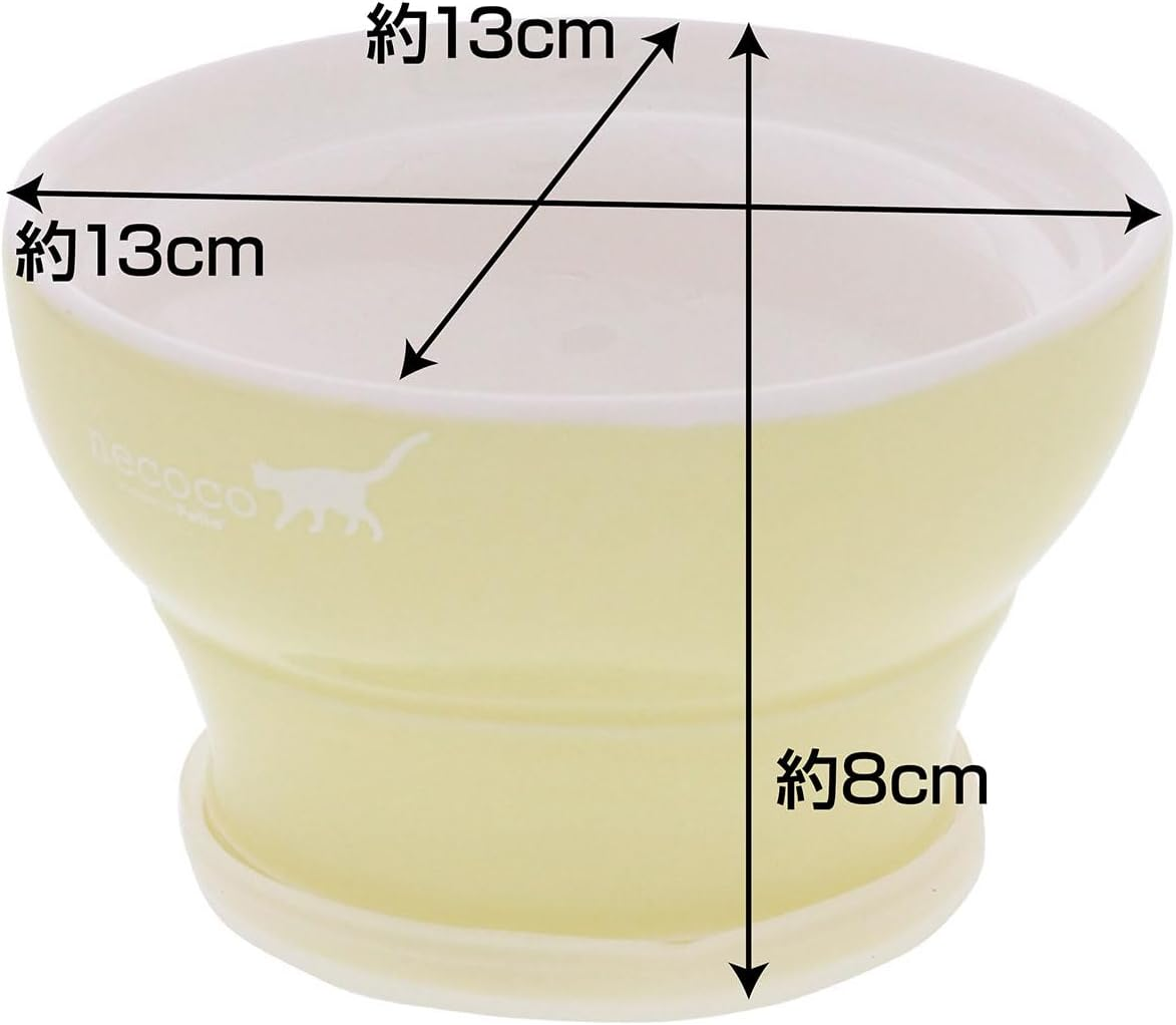 Petio Necoco Cat Dish, Easy to Eat, Stemware for Dry Food image number 6