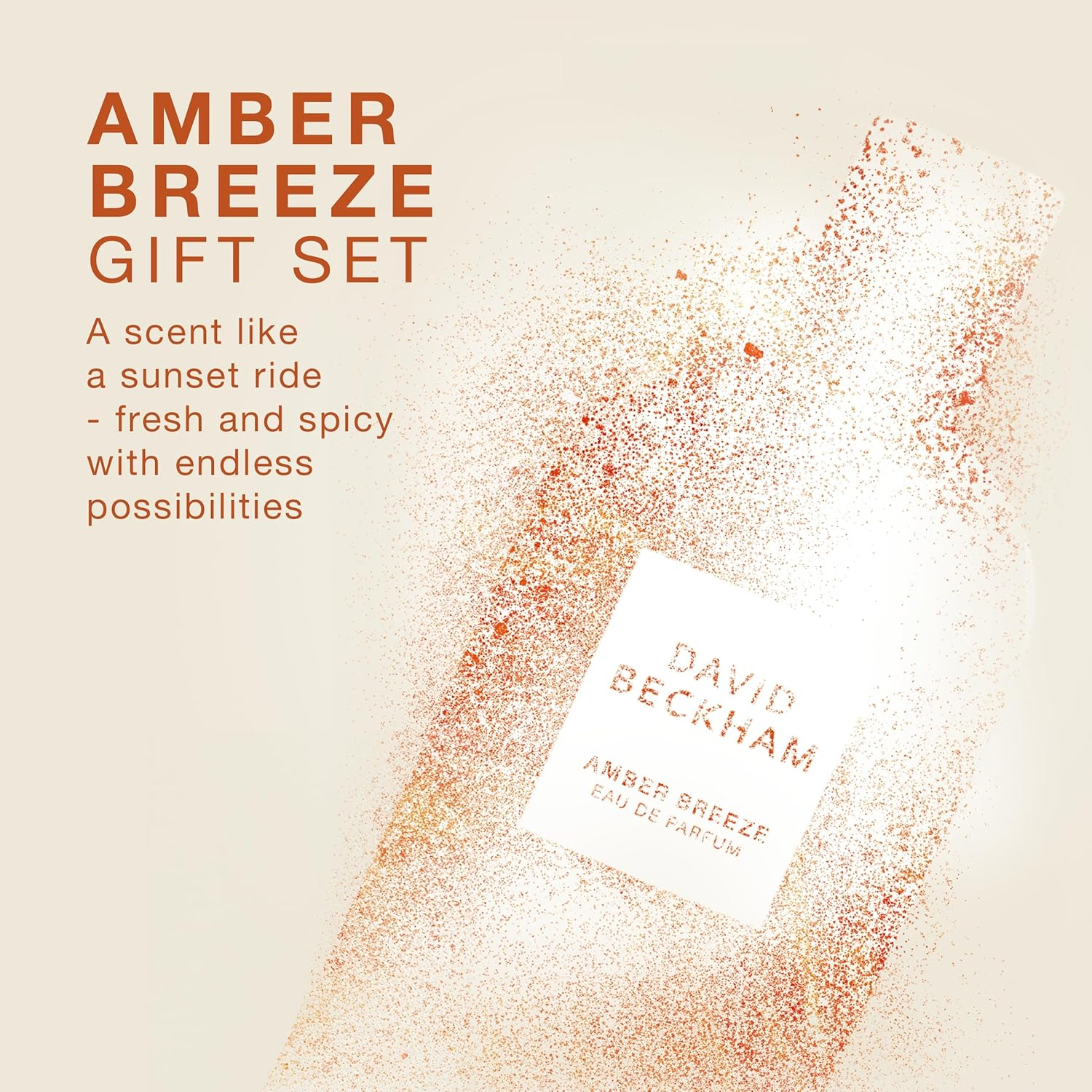David Beckham Collection Amber Breeze Eau De Parfum & Shower Gel Gift Set for Him, Ambery, Aromatic Scent, 100Ml & 150Ml image number 5