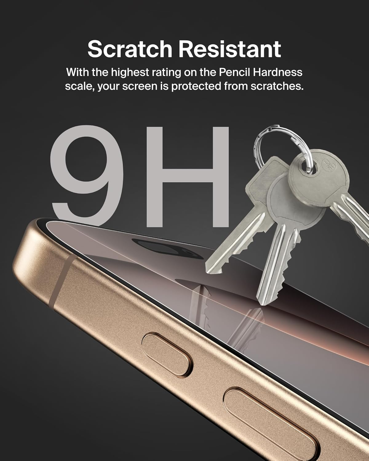 Belkin Screenforce Temperedglass Screen Protector for Iphone 17 Scratch-Resistant Impact Protection W/Included Easy Align Tray for Bubble Free Application - 2 Pack image number 6