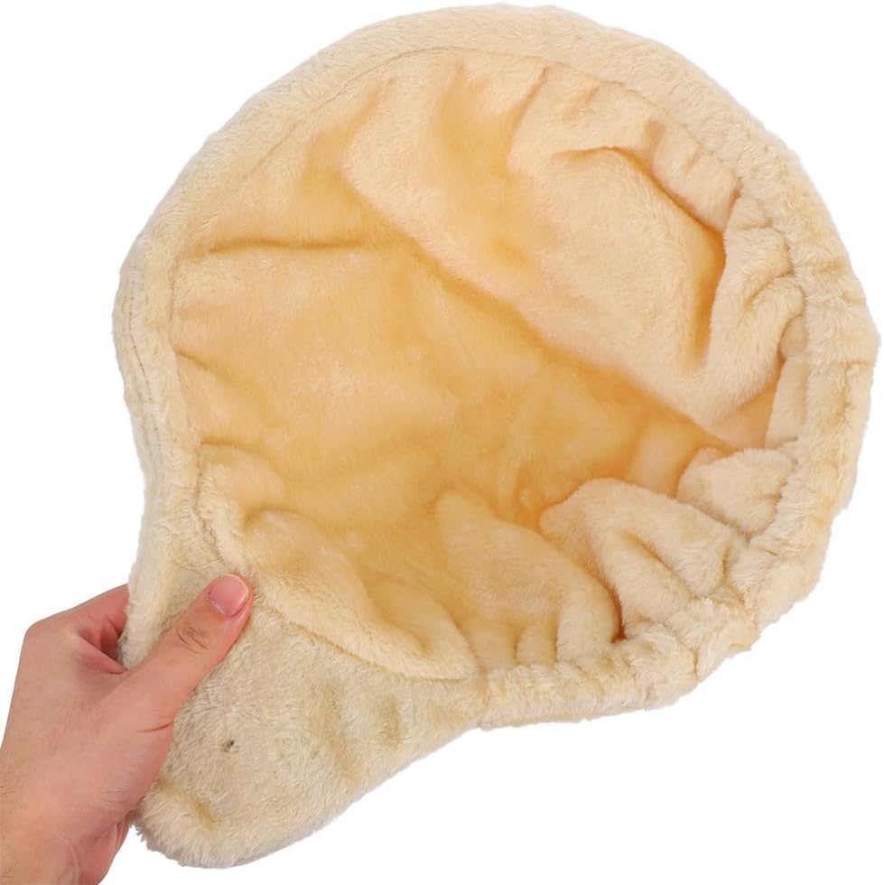 Kisangel Cat Hammock Bed Cat Tree Hanging Hammock Plush Climbing Bed Nest Basket for Indoor Home Lounger Attachment, Beige image number 3