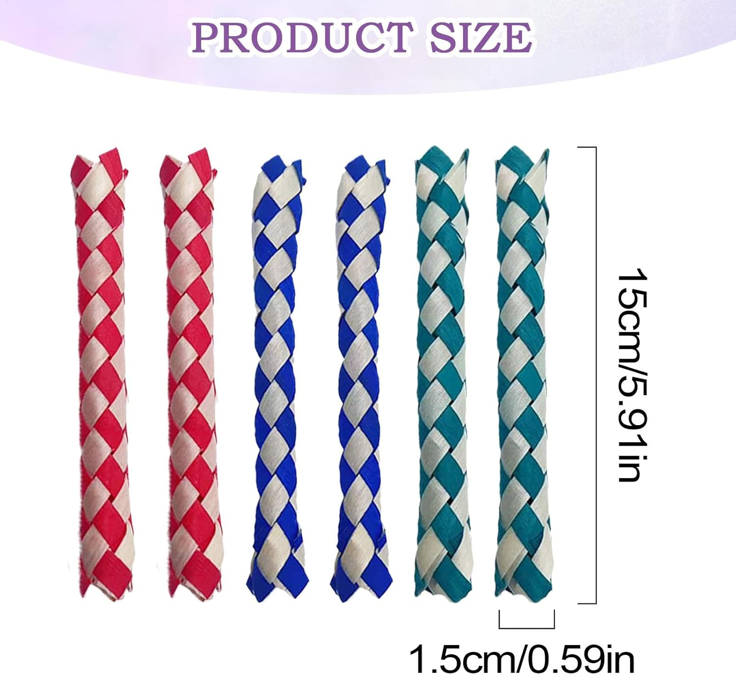 Chinese Finger Traps,Pet Foraging Accessory | Assorted Colors Chinese Finger Trap Bird Chew Foraging Chopper Toy for Kids Birthday Party Favors