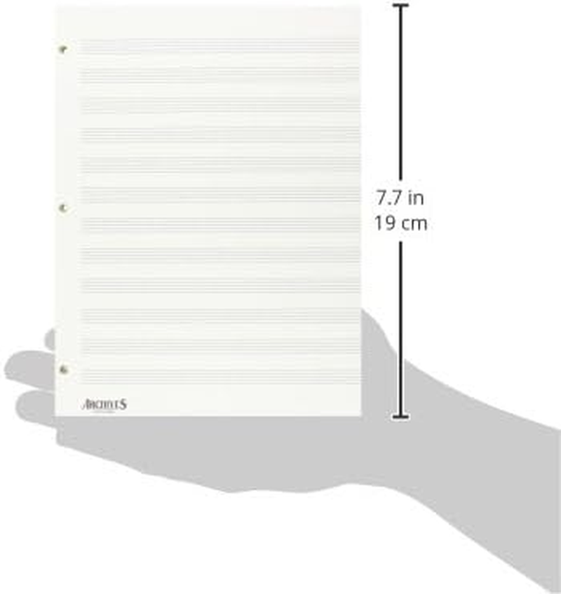 Archives Looseleaf Manuscript Paper, 12 Stave, 50 Pages image number 2