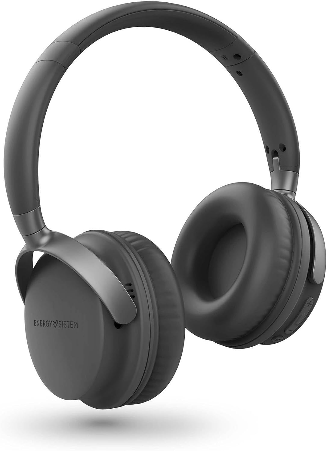 Energy Sistem Studio plus Bluetooth Headphones (FM Radio, 45 Hours Battery Life, MP3 Player Microsd, Deep Bass, Protein Leather Ear Pads and Elastic Memory Foam), Grey image number 3