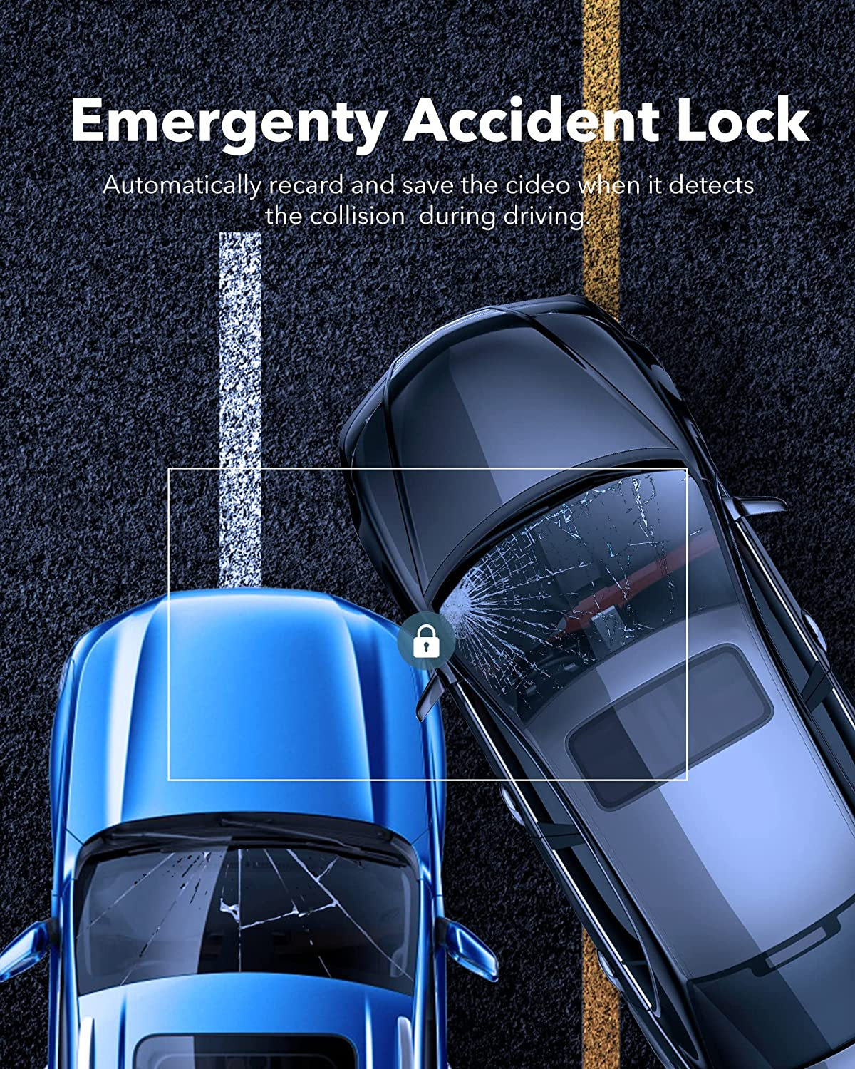 REDTIGER Mirror Dash Cam Backup Camera 11''UHD 4K Front and 1080P Rear View Mirror Dual Cameras for Cars,Gps,Night Vision,Smart Reverse Parking Assistance,Touchscreen,Included 32GB Card image number 4