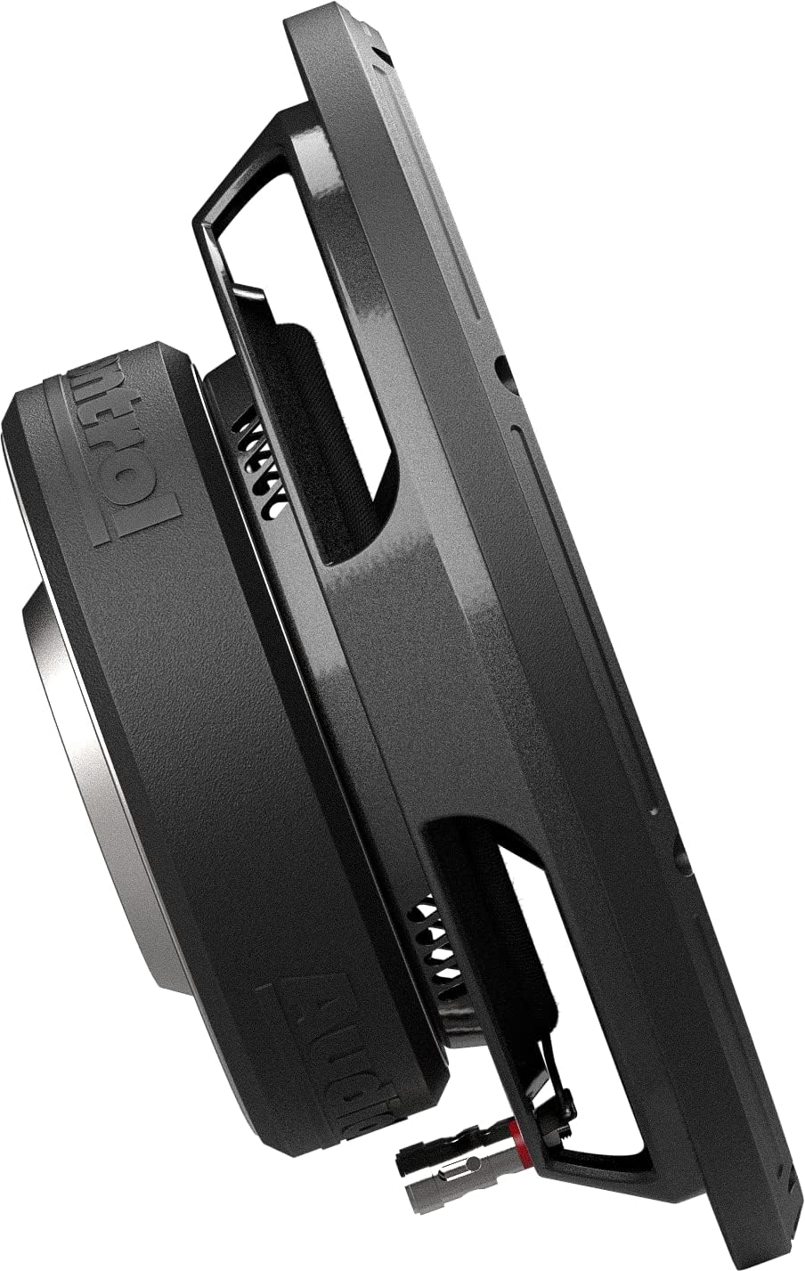 Audiocontrol Space Series Low-Profile Shallow-Mount Slim Car Audio 10" Subwoofer, Premium High Fidelity, 400 Watt RMS/600 Watt Max, Single 2 Ohm (Black) - Black - 10" - Single 2 Ohm image number 2