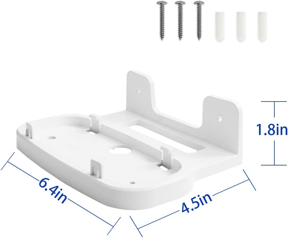 HOLACA Wall Mount Holder for ASUS Zenwifi AX Whole-Home Tri-Band Mesh Wi-Fi 6 System, Zenwifi XT8/ CT8 Wall Bracket(1-Pack, White) image number 2