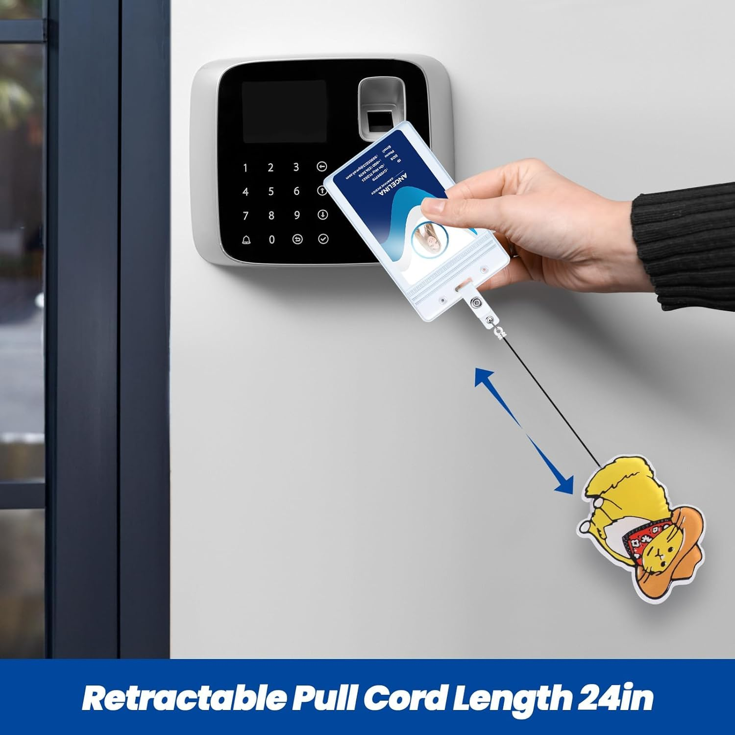 Funny Cowboy Cat Nurse Badge Reel, Cute Work Badge Holder with Retractable Clip, Pediatric Badge Buddy, Nursing Student RN LPN CNA MA Medical Worker Teacher Doctor ID Name Badge Clip Accessories - Funny Turtle image number 5