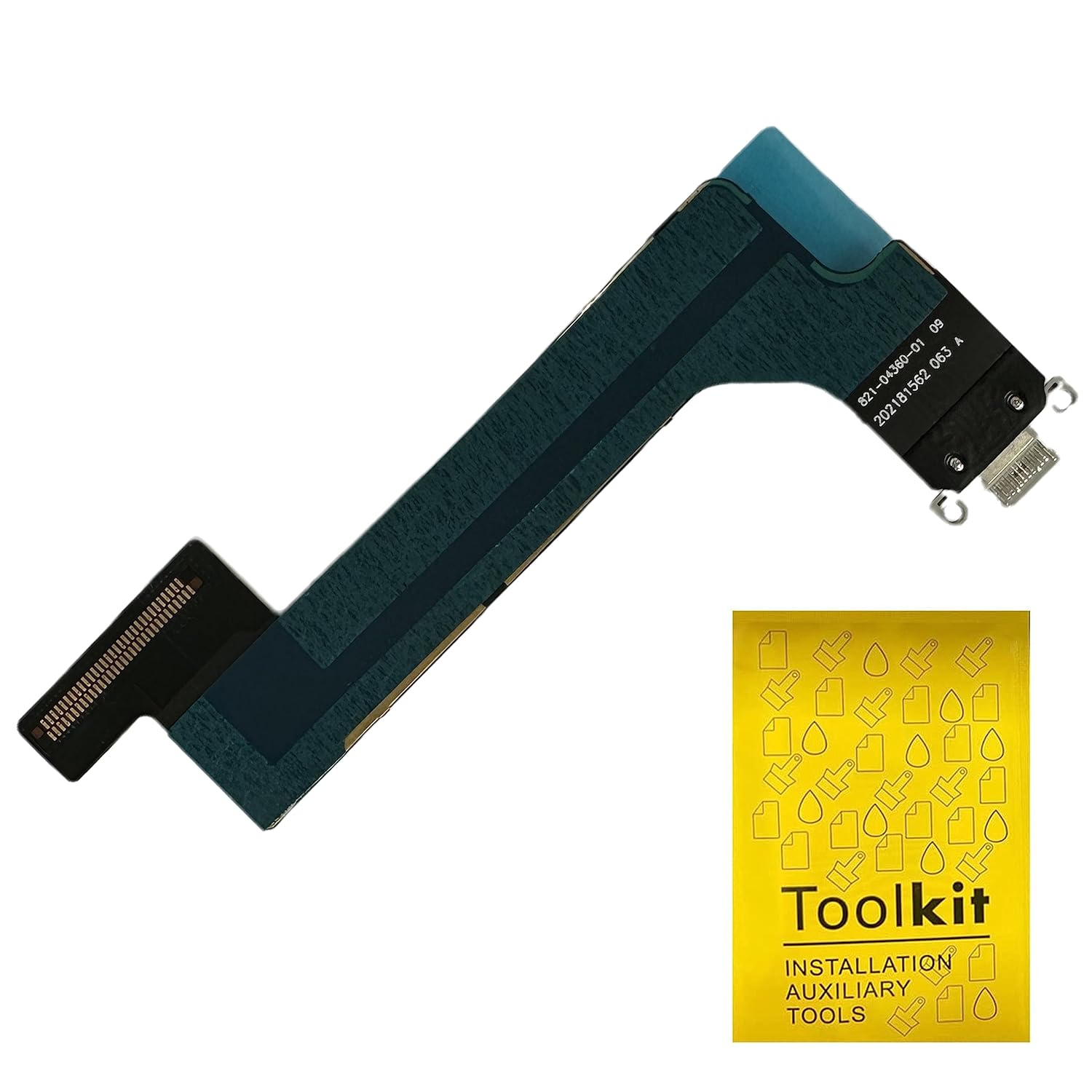 Tphaelay Dock Connector Replacement Compatible with Ipad 10 10Th Generation 2022 A2696 10.9 Inch Charging Port Replacement Assembly Flex Cable(Blue,Wifi Version)