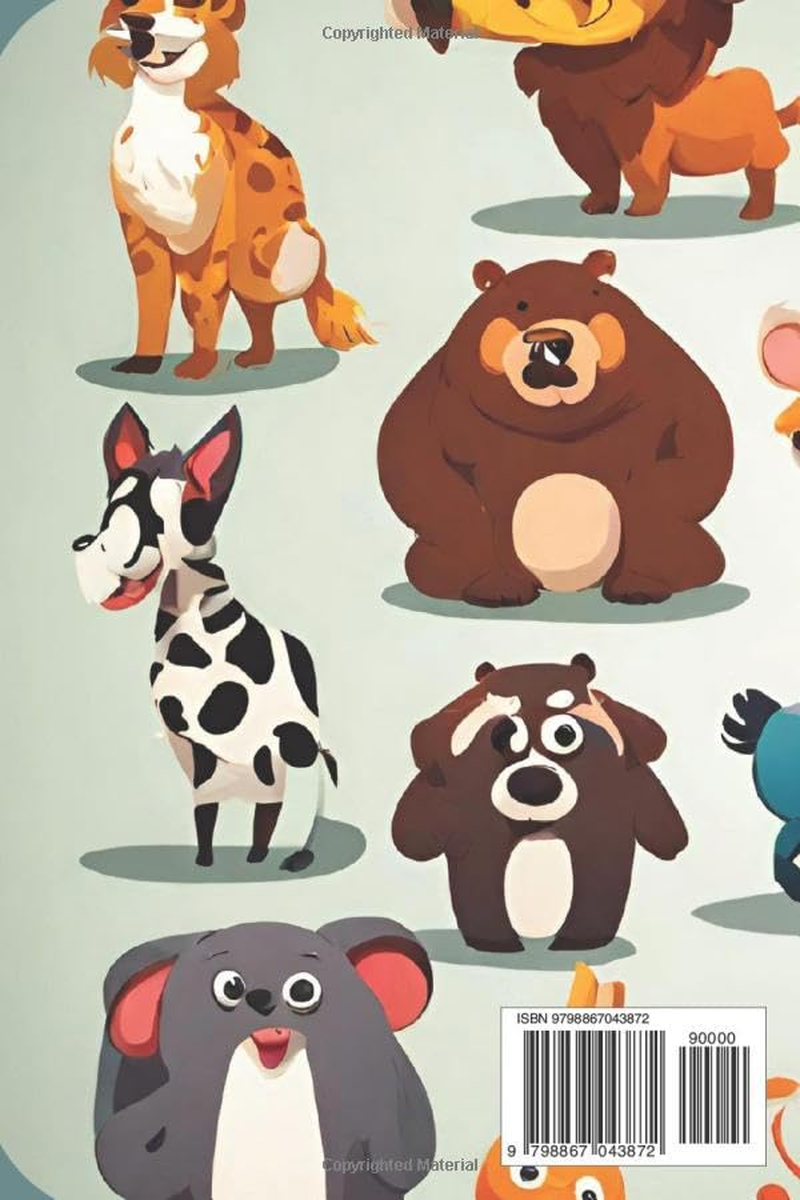 Children&rsquo;S Color by Number, 6 in X 9 In, Cute and Simple Designs