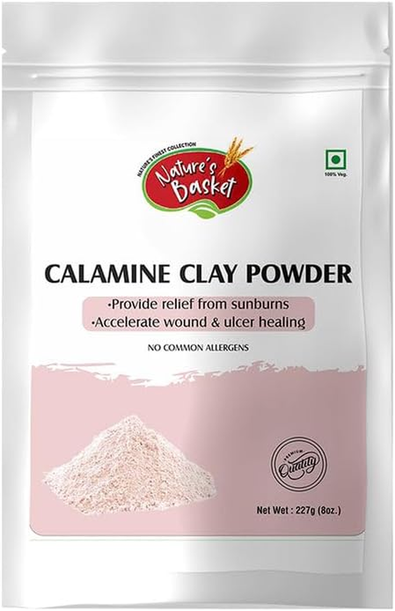 Nature'S Basket Calamine Clay Powder - 227 Grams image number 3